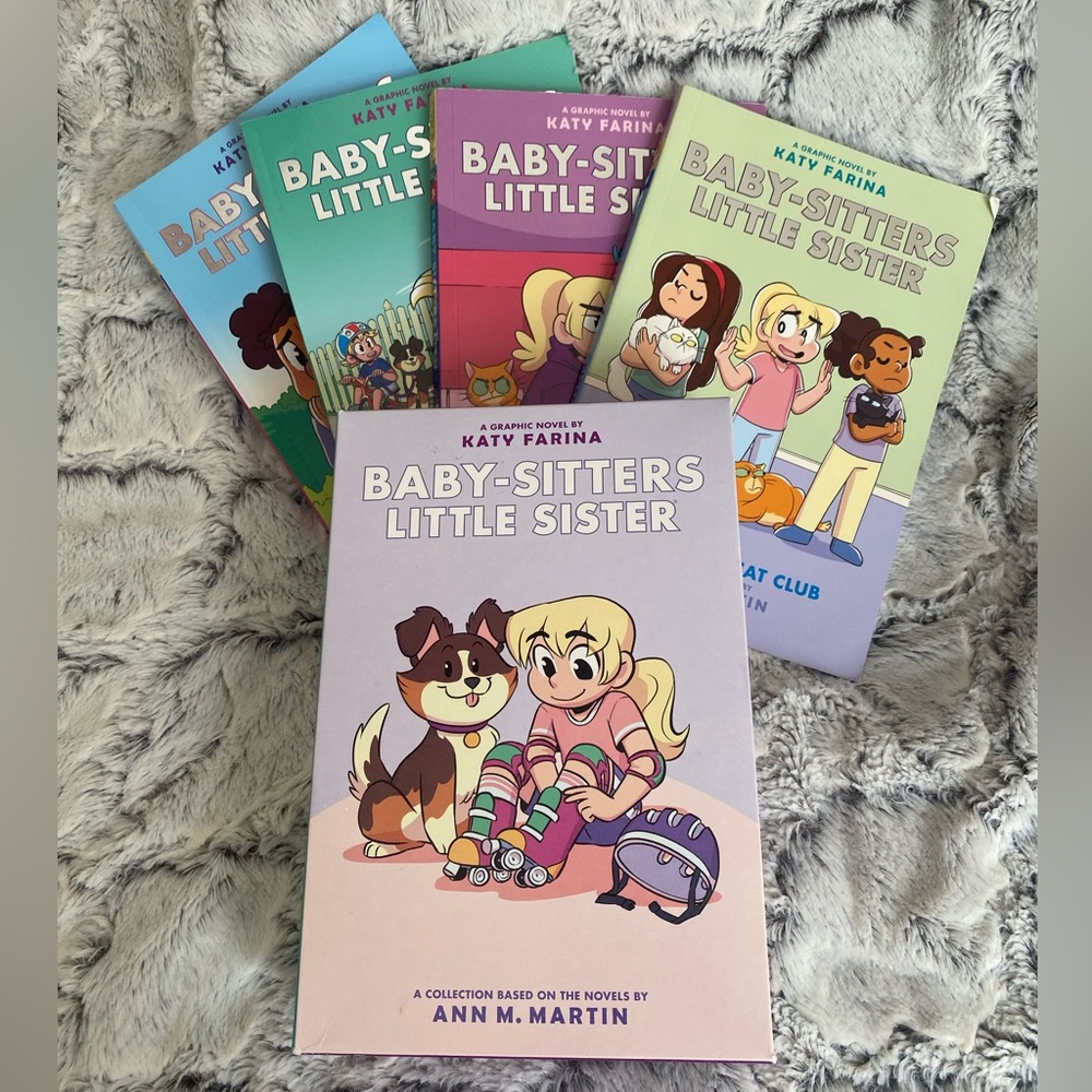 Baby Sisters Little Sister books 1-4 series pack, like new